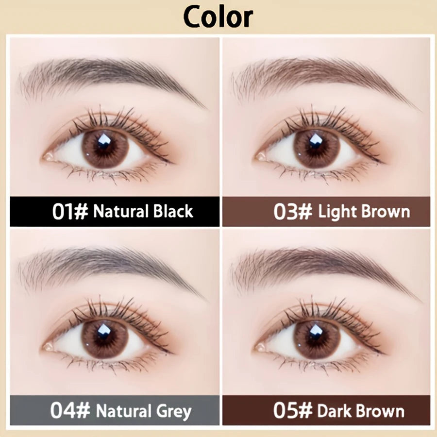 Double headed eyebrow pencil, extremely fine, waterproof, sweat resistant, and long-lasting - kellylooksshop