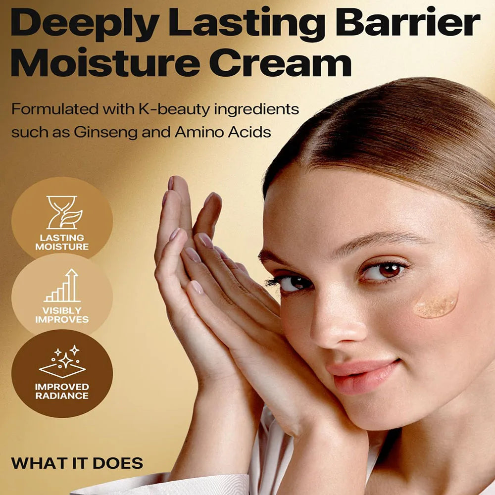 Nature Ginseng Gold Silk Watery Cream Gold Premium Skin Care,Anti-Aging Moisturizer for Skin, Wrinkle Care with Ginseng Saponins - Kellylooks Shop