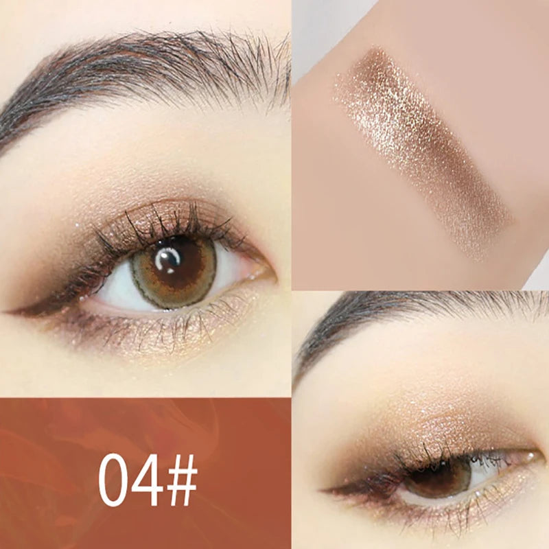 Double Color Glitter Eye shadow Stick Pencil Eyeshadow Makeup Waterproof Bicolor Shimmer Cosmetics Beauty Makeup Tool - Kellylooks Shop