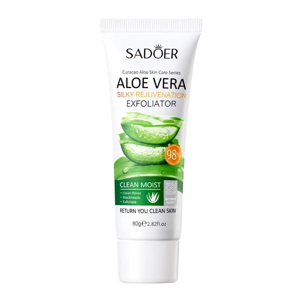 Face Exfoliating Gel Aloe Vera Facial Exfoliating Scrub Cleanses Remove Blackhead Moisturizing Shrink Pores Skin Care 30g-100g - Kellylooks Shop