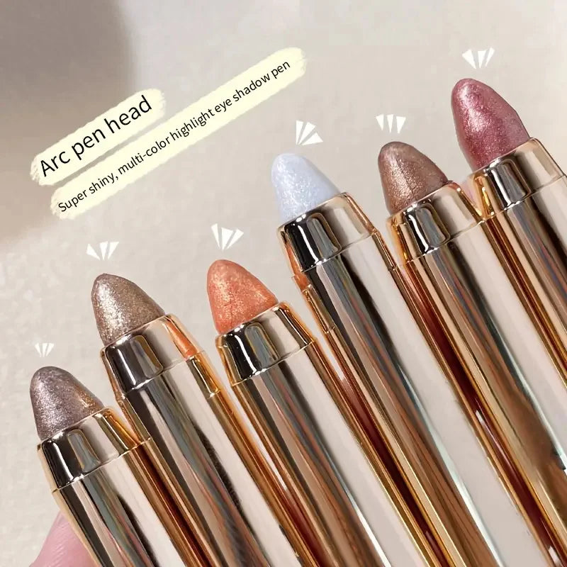 Double-sided Eyeshadow Stick - Highlighter & Brightening Pen with Pearly Glitter & Matte Finish - Kellylooks Shop