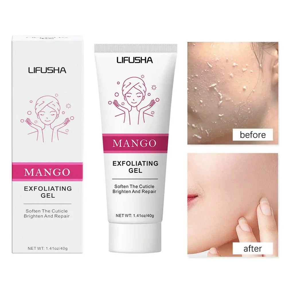 Face Exfoliating Gel Aloe Vera Facial Exfoliating Scrub Cleanses Remove Blackhead Moisturizing Shrink Pores Skin Care 30g-100g - Kellylooks Shop