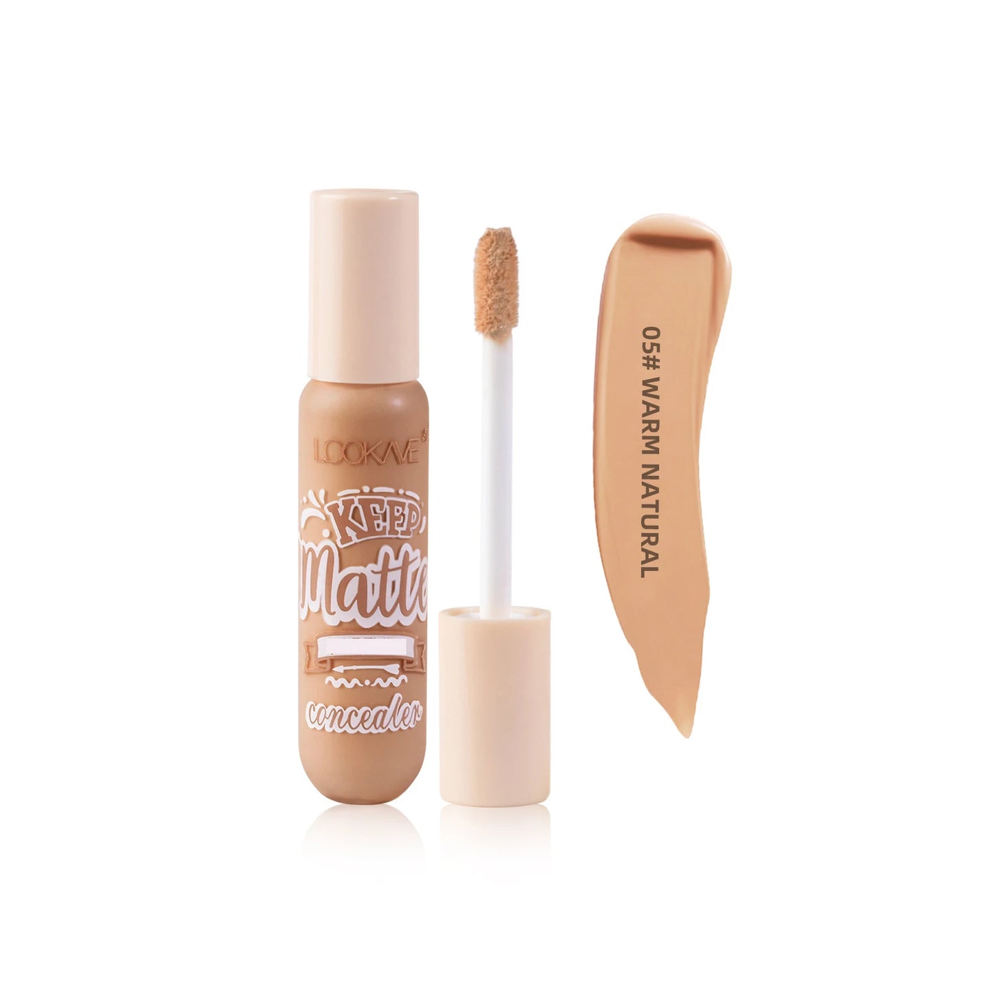 Liquid Concealer Stick Foundation Cream 6 Color Moisturizing Full Coverage Acne Dark Circle Natural Matte Concealer Cream Makeup - kellylooksshop