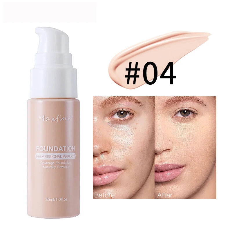 Liquid Foundation Effective Concealer Waterproof Sweat-resistant Makeup Professional Cosmetics - Kellylooks Shop