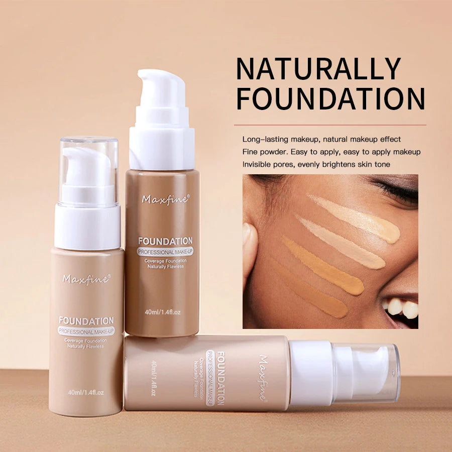 Liquid Foundation Effective Concealer Waterproof Sweat-resistant Makeup Professional Cosmetics - Kellylooks Shop