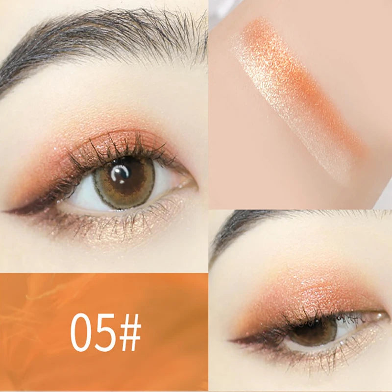 Double Color Glitter Eye shadow Stick Pencil Eyeshadow Makeup Waterproof Bicolor Shimmer Cosmetics Beauty Makeup Tool - Kellylooks Shop