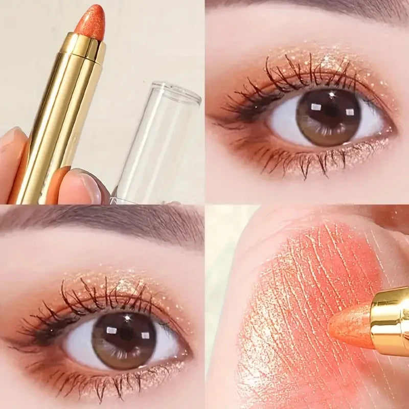 Double-sided Eyeshadow Stick - Highlighter & Brightening Pen with Pearly Glitter & Matte Finish - Kellylooks Shop