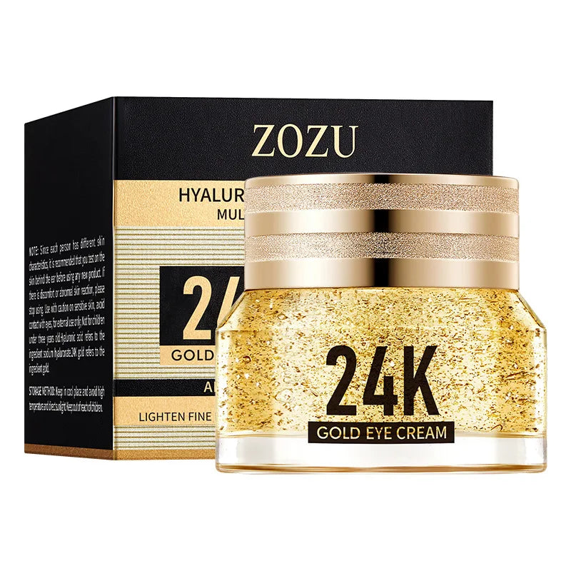 24k Gold Hyaluronic Acid Eye Cream Anti Dark Circles Eye Bags Firming Moisturizing Eyes Skin Care Prodcuts - Kellylooks Shop