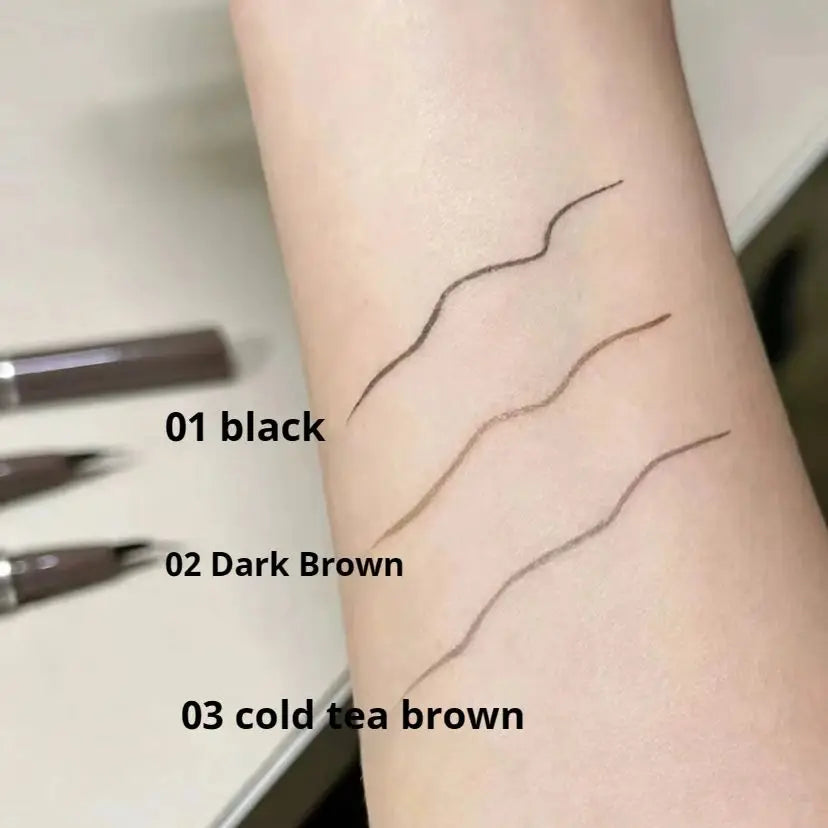 JUDYDOLL Super Fine Eyeliner Fine Brushwork Stain Free Waterproof Anti Shake Long lasting Fast Drying Slim And Enlarged Eyes - kellylooksshop