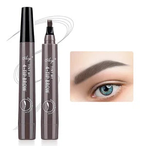 Four-pronged eyebrow pencil,waterproof,long-lasting,non-decoloring,four-pronged wild eyebrow pencil,liquid water eyebrow pencil - kellylooksshop