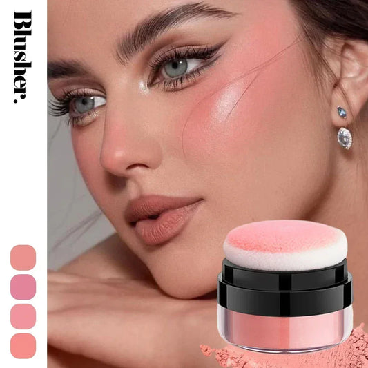 Powder Blusher Mushroom Head Air Cushion Blush High Gloss Repair Cosmetics Soft Mist Cheek Rouge Face Contour Makeup - Kellylooks Shop