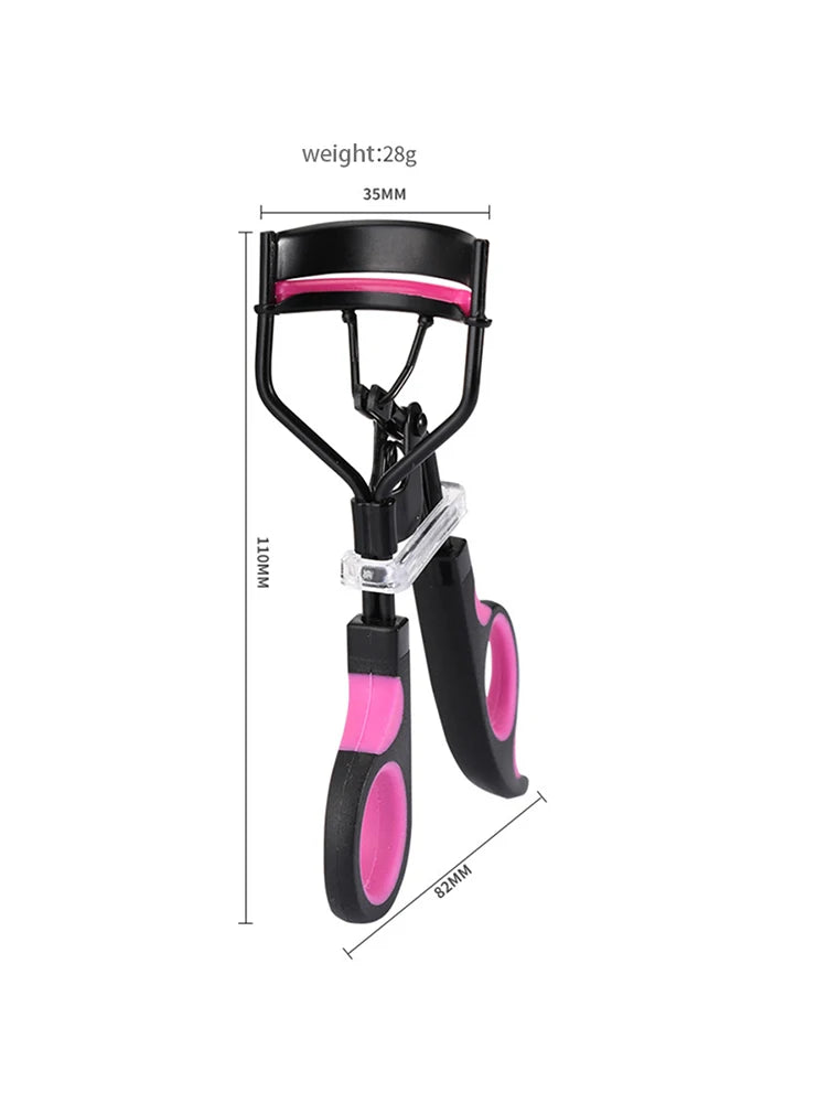 Dual Color Handle Curling Eyelash Clip Artificial Eyelash Assistant Eyebrow Trimmer Steel Needle Portable - Kellylooks Shop