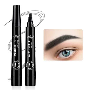 Four-pronged eyebrow pencil,waterproof,long-lasting,non-decoloring,four-pronged wild eyebrow pencil,liquid water eyebrow pencil - kellylooksshop