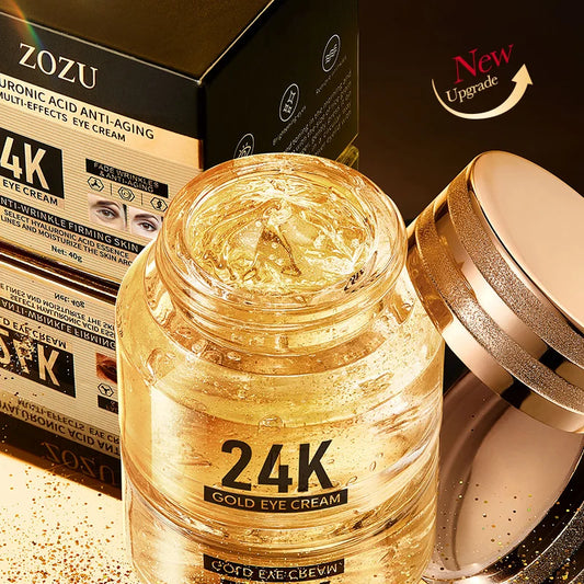 24k Gold Hyaluronic Acid Eye Cream Anti Dark Circles Eye Bags Firming Moisturizing Eyes Skin Care Prodcuts - Kellylooks Shop