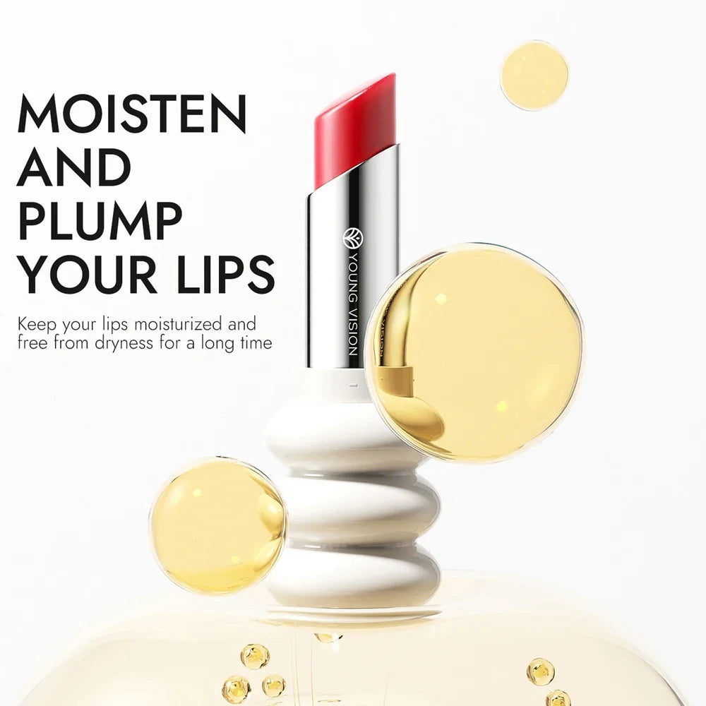 Spiral Moisturizing Colored Lip Balm Shimmer Pink Temperature Change Glossy Lipstick Base Transparent Anti-dryness Lip Care - Kellylooks Shop