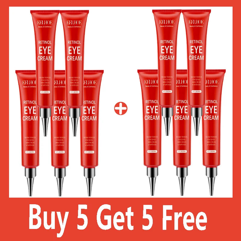 Retinol Eye Cream Get Rid Of Puffy Dark Circles Eye Bags Lifting Moisturizing Health Repairing Smoothing Eye Care - kellylooksshop