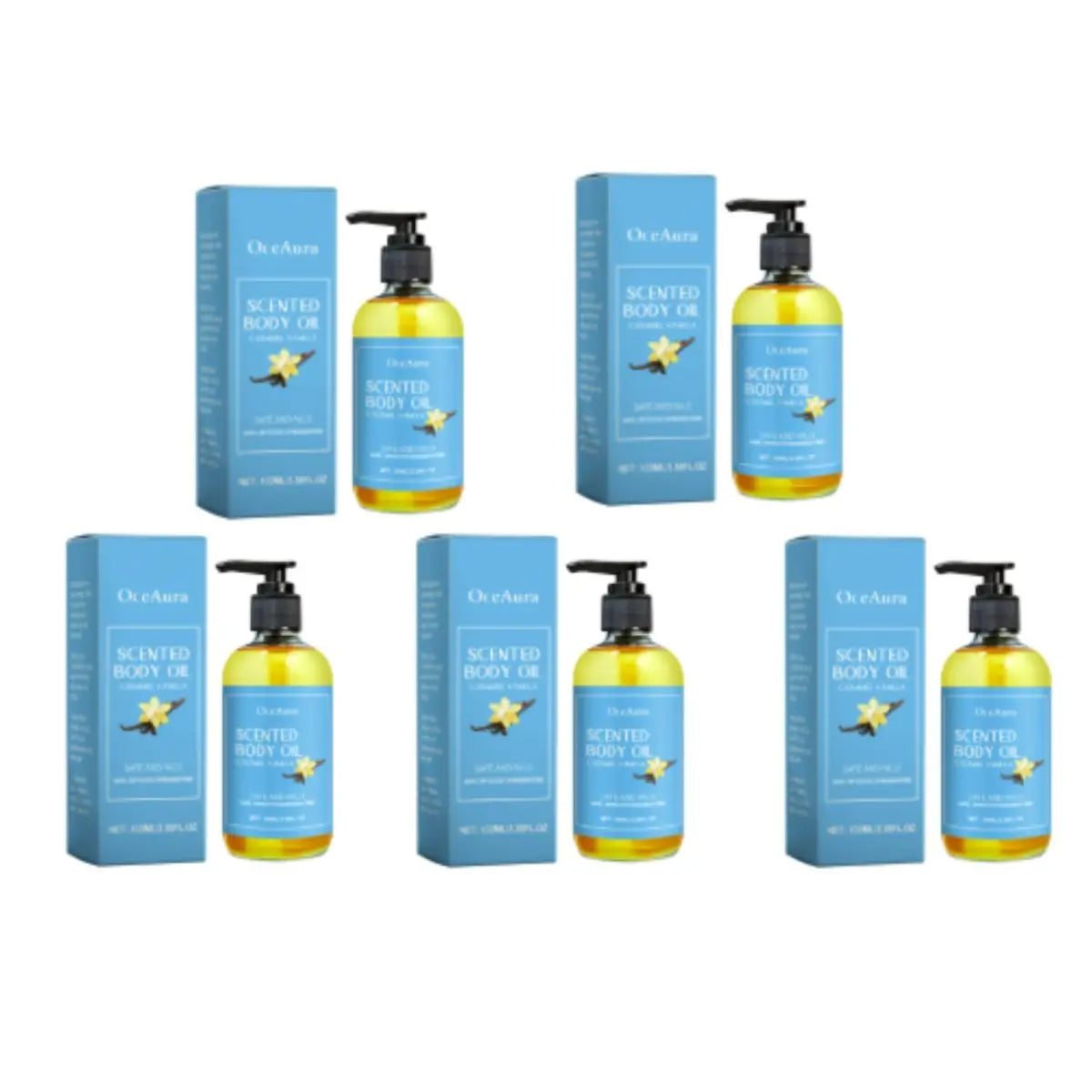 Vanilla Body Massage Oil Improve Moisturizing Relieve Stress Strengthen Nourishing Muscle Relaxing Body SPA Plant Essential Oils
