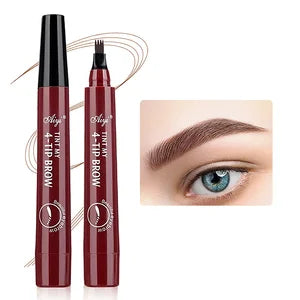 Four-pronged eyebrow pencil,waterproof,long-lasting,non-decoloring,four-pronged wild eyebrow pencil,liquid water eyebrow pencil - kellylooksshop