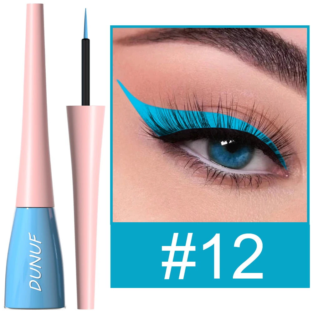 DUNUF 1 Pcs Waterproof Long-Wearing Liquid Eyeliner - Smudge-Resistant, Transfer-Proof, Perfect For Creating Dramatic Looks - kellylooksshop
