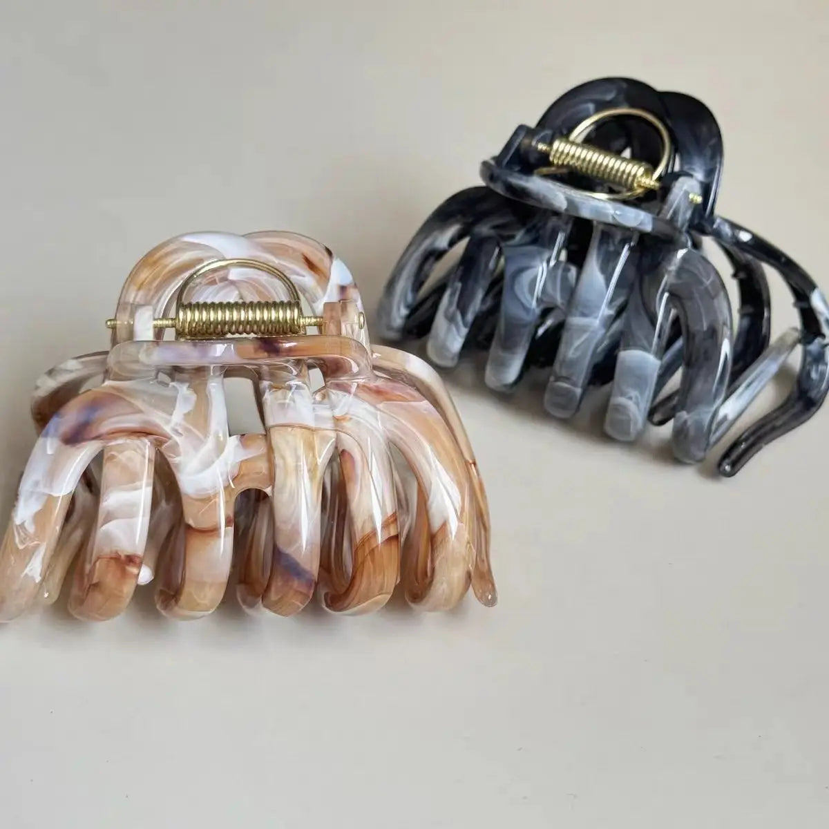 New Design French Style Pumpkin Hair Claw For Women Sweet Hair Ornament Headband Lady Hair Claw Clip Fashion Hair Accessories - Kellylooks Shop