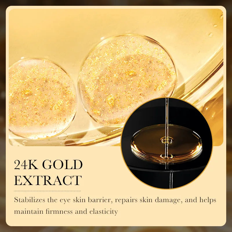 24k Gold Hyaluronic Acid Eye Cream Anti Dark Circles Eye Bags Firming Moisturizing Eyes Skin Care Prodcuts - Kellylooks Shop