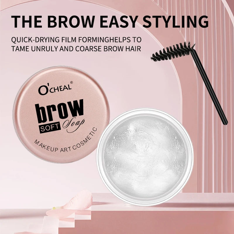 Eyebrow Styling Gel 3D Feathery Wild Brow Wax Waterproof Long Lasting Easy To Wear Shaping Eyebrows Makeup Sculpt Soap Cosmetics - kellylooksshop