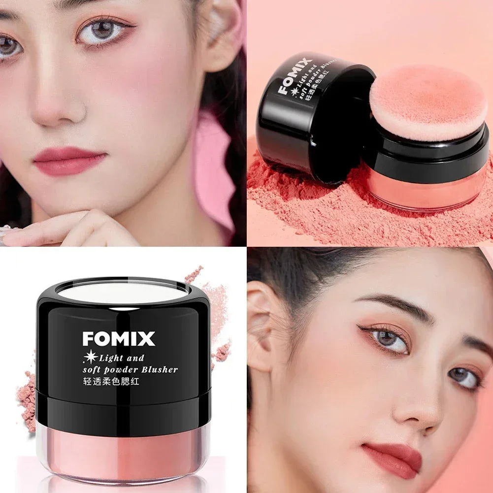 Powder Blusher Mushroom Head Air Cushion Blush High Gloss Repair Cosmetics Soft Mist Cheek Rouge Face Contour Makeup - Kellylooks Shop