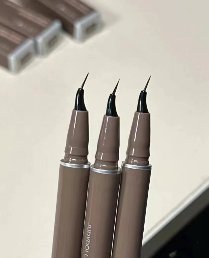 JUDYDOLL Super Fine Eyeliner Fine Brushwork Stain Free Waterproof Anti Shake Long lasting Fast Drying Slim And Enlarged Eyes - kellylooksshop