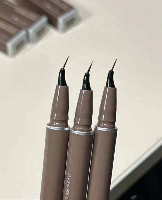 JUDYDOLL Super Fine Eyeliner Fine Brushwork Stain Free Waterproof Anti Shake Long lasting Fast Drying Slim And Enlarged Eyes - kellylooksshop
