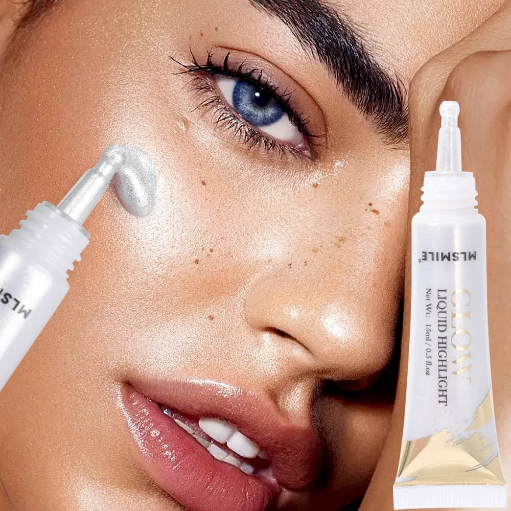 Liquid Highlighter Face Contouring Pearlescent Makeup Brightening Bronzer Glow Body Face Contour Shimmer Illuminator Cosmetics - kellylooksshop