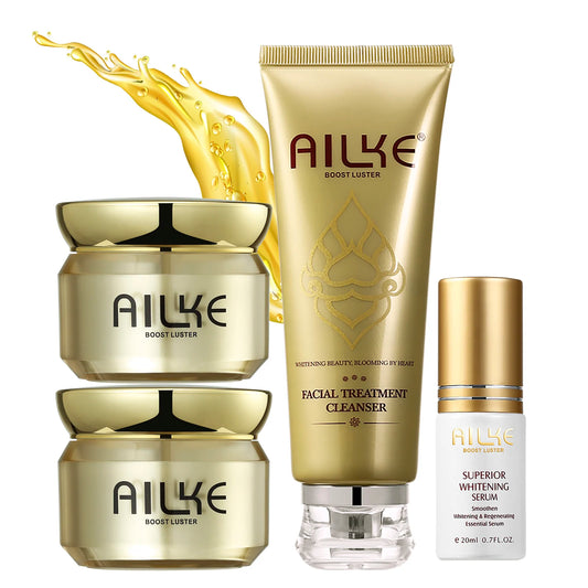 AILKE Dark Spots Corrector, Whitening Hydration Facial Cream, With Spf35, Even Skin Tone, Anti-Sunburn Face Care Set for Women - Kellylooks Shop