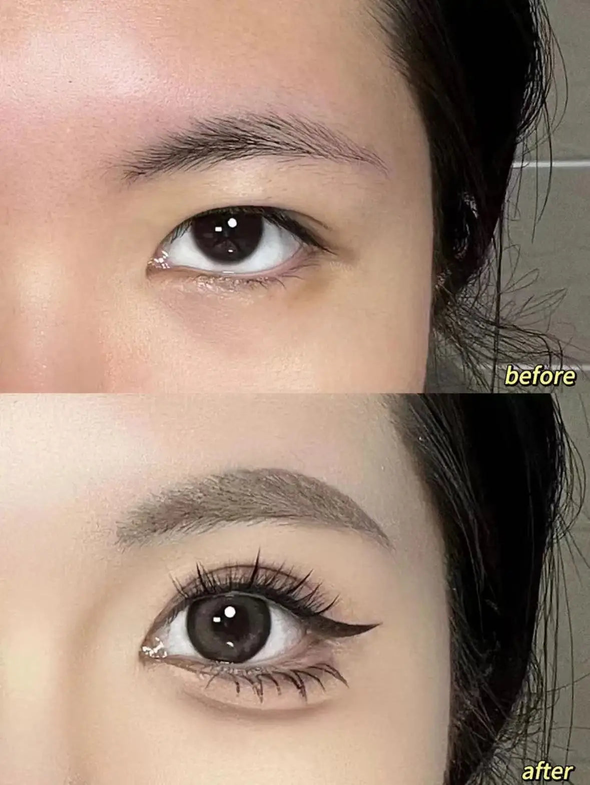 JUDYDOLL Super Fine Eyeliner Fine Brushwork Stain Free Waterproof Anti Shake Long lasting Fast Drying Slim And Enlarged Eyes - kellylooksshop
