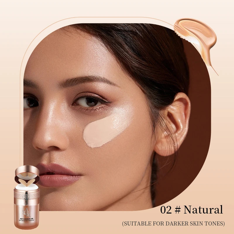 Air Cushion BB Cream Butterfly Powder Puff Moisturizing Foundation Concealer Whitening Oil-control Waterproof Makeup Cosmetics - Kellylooks Shop