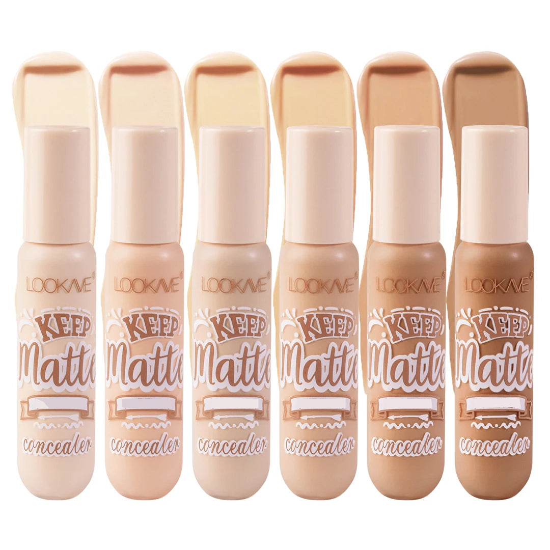 Liquid Concealer Stick Foundation Cream 6 Color Moisturizing Full Coverage Acne Dark Circle Natural Matte Concealer Cream Makeup - kellylooksshop
