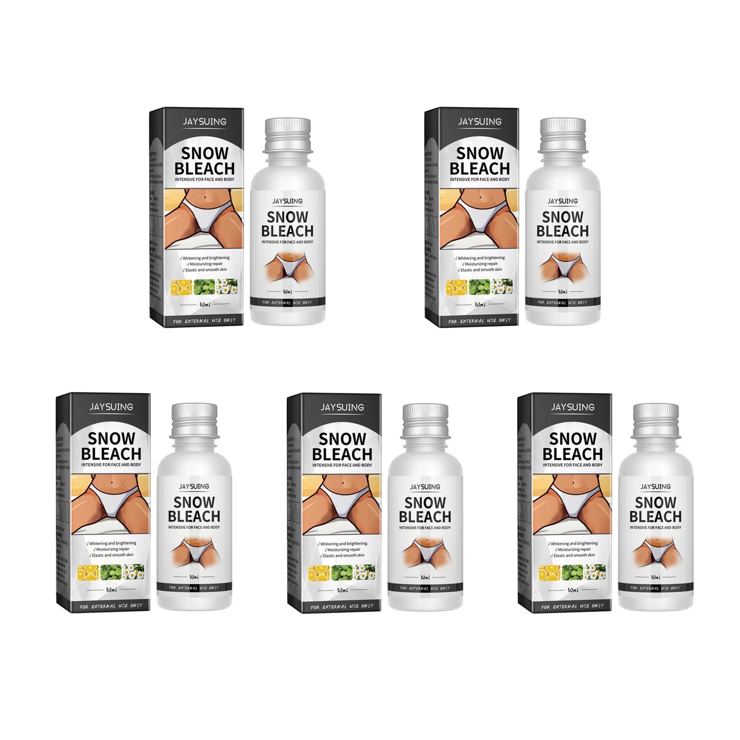 Body Snow Bleach Cream Nicotinamide Removal Dark Spot Melanin Brighten Private Parts Underarm Bleaching Armpit Elbow Knees Joint