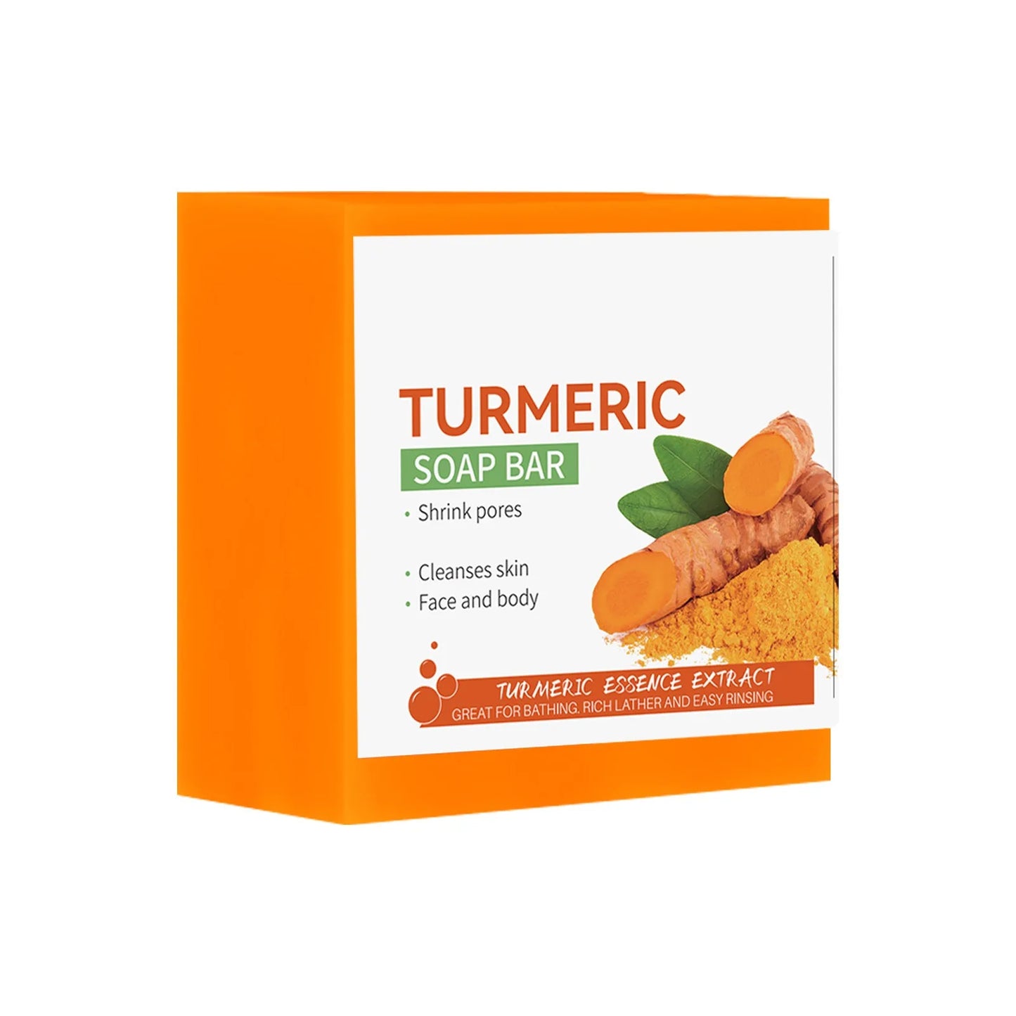 Hand Made Turmeric Soap Body Cleaning Lightening Dark Underarm Leg Body Cleansers Brightening Face Soap Tender Skin Care Beauty - Kellylooks Shop