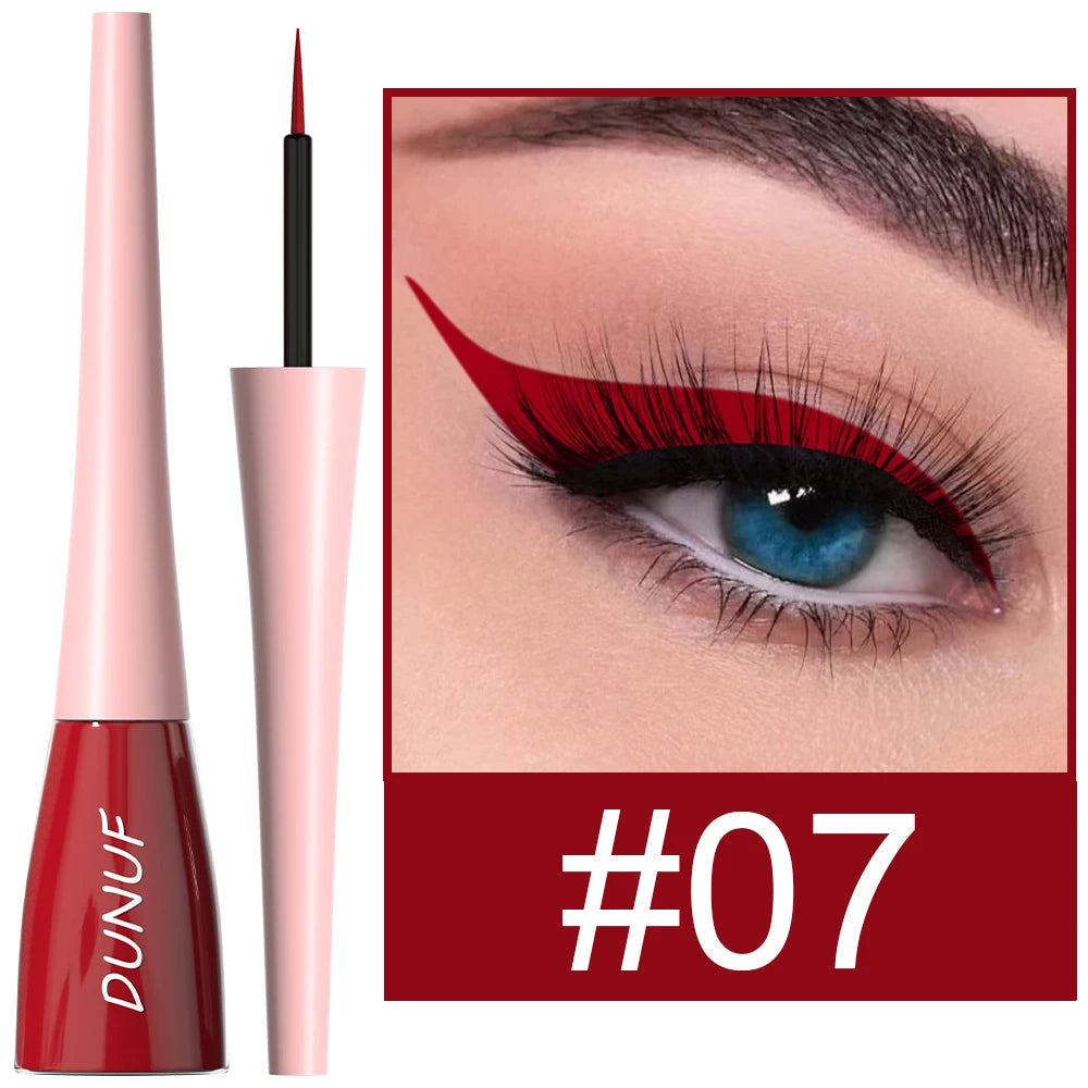 DUNUF 1 Pcs Waterproof Long-Wearing Liquid Eyeliner - Smudge-Resistant, Transfer-Proof, Perfect For Creating Dramatic Looks - kellylooksshop