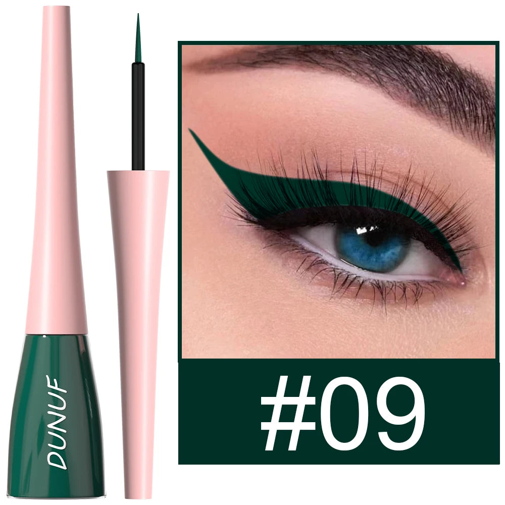DUNUF 1 Pcs Waterproof Long-Wearing Liquid Eyeliner - Smudge-Resistant, Transfer-Proof, Perfect For Creating Dramatic Looks - kellylooksshop