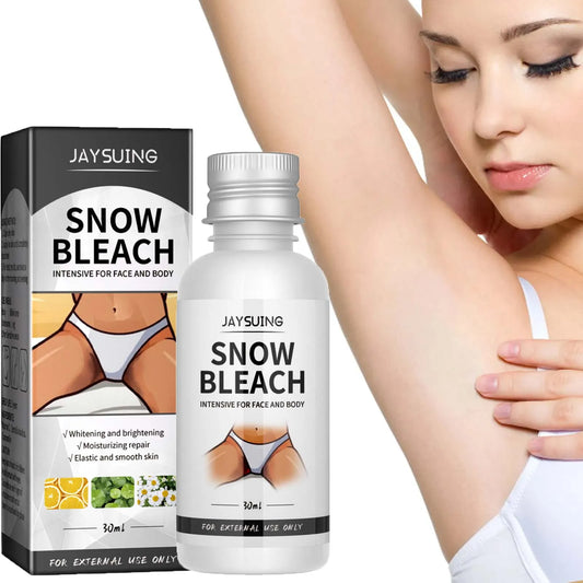 Body Snow Bleach Cream Nicotinamide Removal Dark Spot Melanin Brighten Private Parts Underarm Bleaching Armpit Elbow Knees Joint