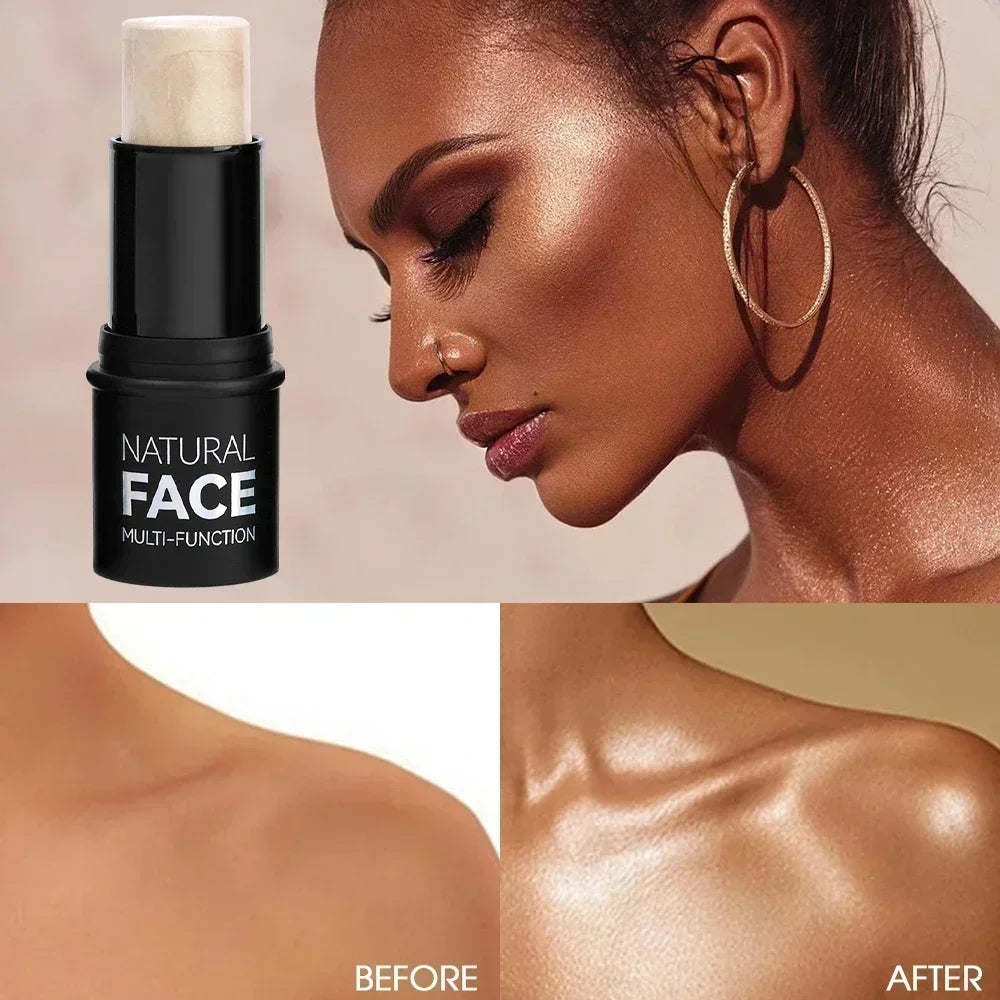 4 Colors Shimmer Water Light Highlighter Stick Blush Stick Make Up Face Body Illuminator Cosmetics Face Contour Brighten Makeup - Kellylooks Shop