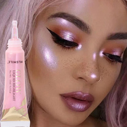 Liquid Highlighter Face Contouring Pearlescent Makeup Brightening Bronzer Glow Body Face Contour Shimmer Illuminator Cosmetics - kellylooksshop