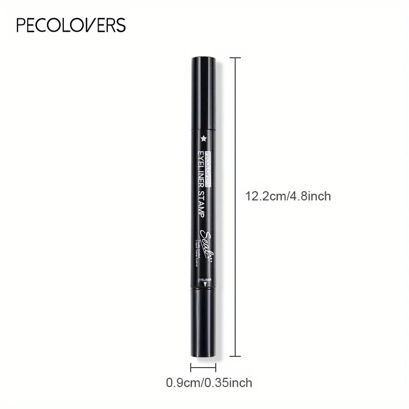 7 Styles Eyeliner Stamp Pen Red Black Liquid Eyeliner Pen Double-ended Lazy Eye Liner Pencil Fast Drying Waterproof Eye Makeup - kellylooksshop