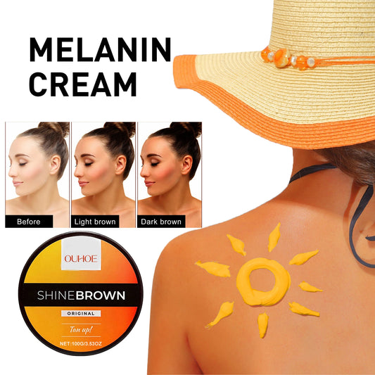 Tanning Cream Face Body Long Lasting Bronzer Skin Tanner Suntan Protect Radiation Nourishing Natural Self-Tanbody lotion Summer